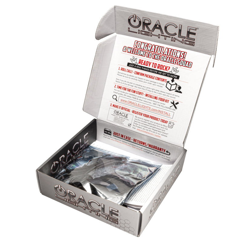 Oracle 15-17 Ford Mustang V6/GT/Shelby Dynamic DRL  w/ Halo Kit - ColorSHIFT - Dynamic