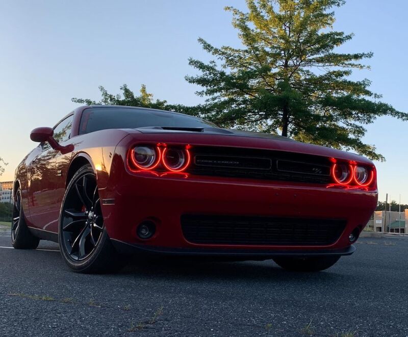 Oracle 15-21 Dodge Challenger Dynamic Surface Mount Headlight Halo Kit - - Dynamic