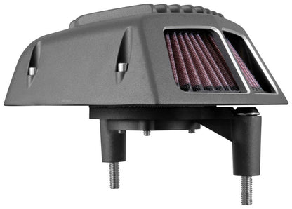 K&N Street Metal Intake System for 01-16 Harley-Davidson Softail/Dyna - Shaker Black
