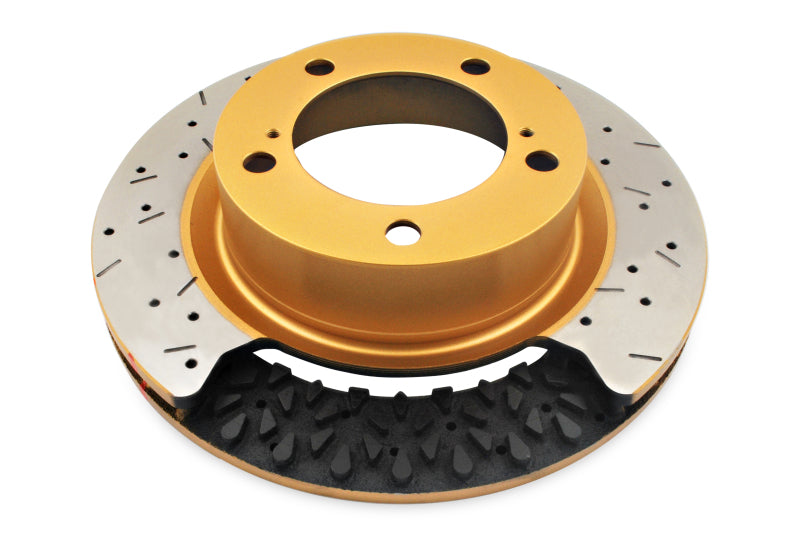 DBA 08+ EVO X Front Drilled & Slotted 4000 Series Rotor