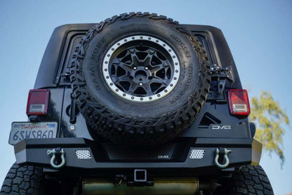 DV8 Offroad 07-18 Jeep Wrangler (JK) Tire Carrier for MTO Bumper