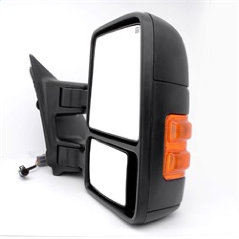 xTune Pair G2 Ford Superduty 99-07 Heated Amber Signal Telescoping Mirrors MIR-FDSD99S-G2-PW-AM-SET