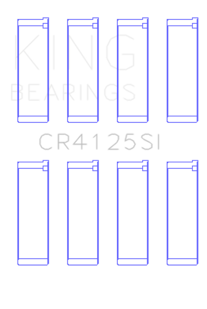 King Subaru EJ20/EJ22/EJ25 (Including Turbo) Silicone Bi-Metal Alum Rod Bearing Set - Size STD