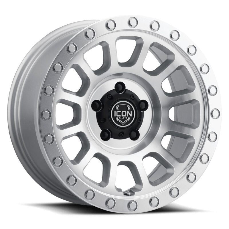 ICON Hulse 18x9 5x150 25mm Offset 6in BS Silver Machined