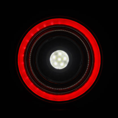 AlphaRex 10-15 Ferrari 458 NOVA-Series Prismatic LED Tail Lights Red Smoke