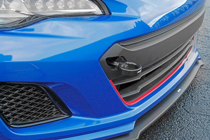 PERRIN 18-21 Subaru WRX & STI / 13-25 BRZ / 17-20 Toyota 86 Tow Hook Kit (Front) - Flat Black