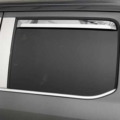 Putco 17-20 Ford SuperDuty - Crew Cab (Set of 4) Element Chrome Window Visors