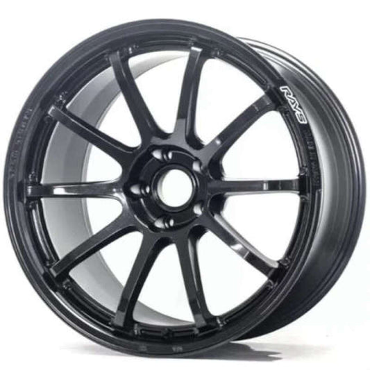Gram Lights 57NR 18x9.5 +38 5x114.3 Grace Silver Wheel