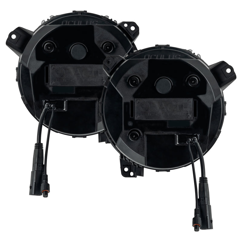 Oracle Jeep Wrangler JL Oculus Bi-LED Projector Headlights- Graphite Metallic - 5500K