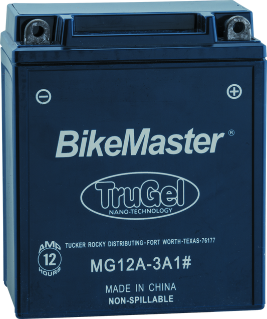 BikeMaster TruGel Battery - MG12A-3A1