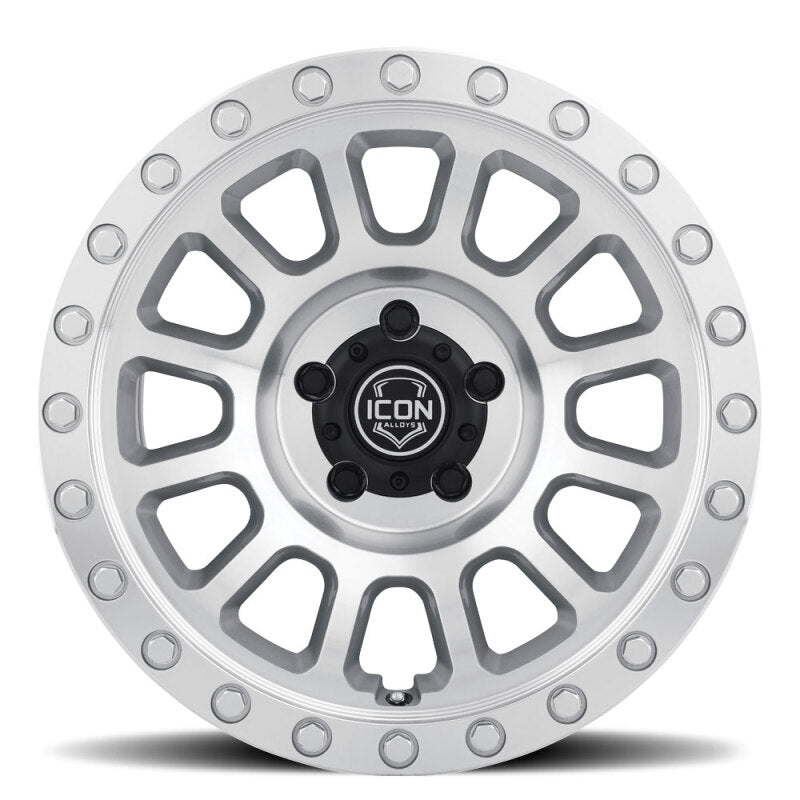 ICON Hulse 18x9 5x150 25mm Offset 6in BS Silver Machined