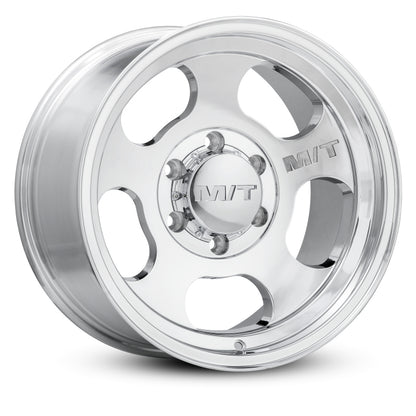 Mickey Thompson Canyon Polished Wheel - 16X10 8X6.5 BP 4.52in BS -25 Offset 125.2mm Bore - 274630