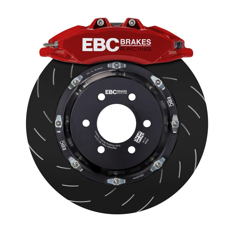 EBC Racing 23-24 Toyota GR Corolla 1.6T Red Apollo-6 Calipers 355mm Rotors Front Big Brake Kit