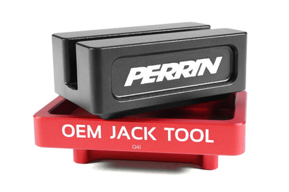 PERRIN 93-25 Subaru WRX/STI/Impreza/OBXT/LGT & 13-25 BRZ/GR86/Crosstrek Jack Pad Set (5pc) - Black