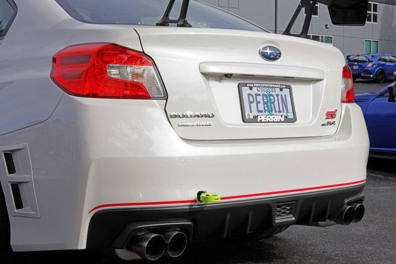 PERRIN 15-21 Subaru WRX/STI Tow Hook Kit (Rear) - Neon Yellow