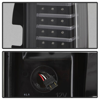 xTune Hummer H3 06-09 ( Non H3T ) LED Tail Lights Black ALT-ON-HH306-LED-BK