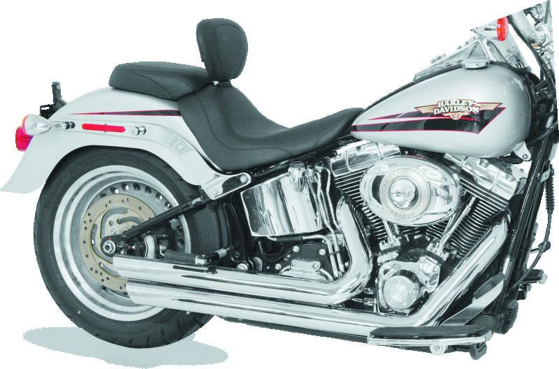 Mustang 97-07 Harley Rd King,06-07 Str Glide,00-05 Eagle Touring 1PC Seat Deluxe - Black