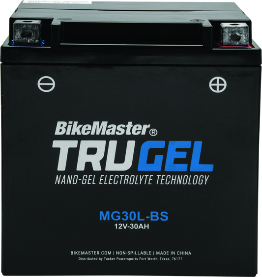 BikeMaster TruGel Battery - MG30L-BS