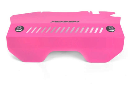 PERRIN 15-21 Subaru WRX Engine Cover Kit (Intercooler & Pulley Covers Incl.) - Hyper Pink