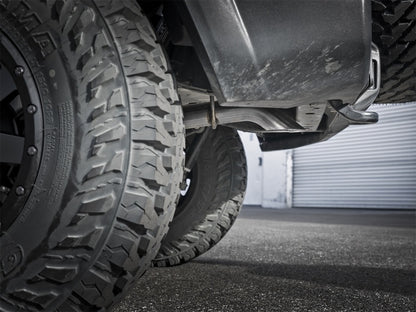 aFe MACH Force-Xp Axle-Back Exhaust System w/No Tip 18-20 Jeep Wrangler L4-2.0T / V6-3.6L