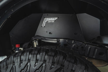 DV8 Offroad 21-25 Ford Bronco Rear Aluminum Inner Fenders - Black